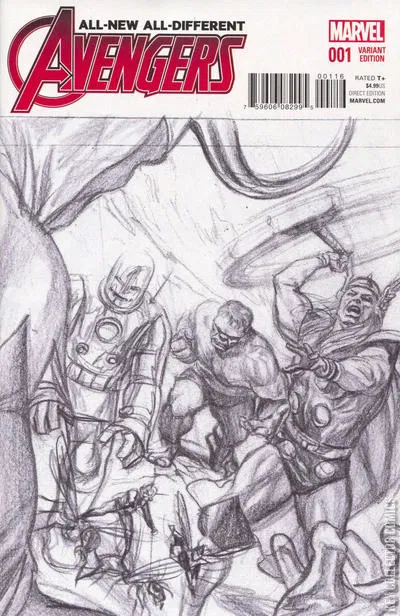 Cover art for All-New, All-Different Avengers #1 