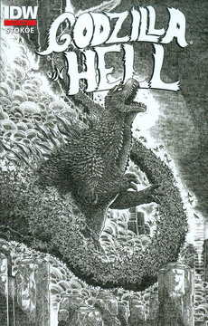 Variant Cover for Godzilla In Hell #1