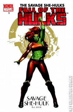 Variant Cover for Fall of the Hulks: The Savage She-Hulks #1