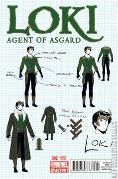 Variant Cover for Loki: Agent of Asgard #2
