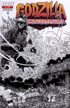 Variant Cover for Godzilla: The Half Century War #2