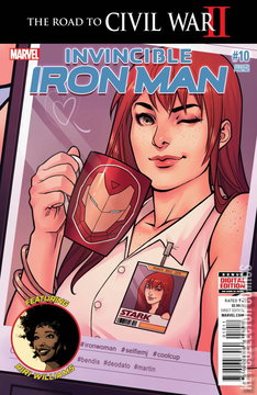 Variant Cover for Invincible Iron Man #10