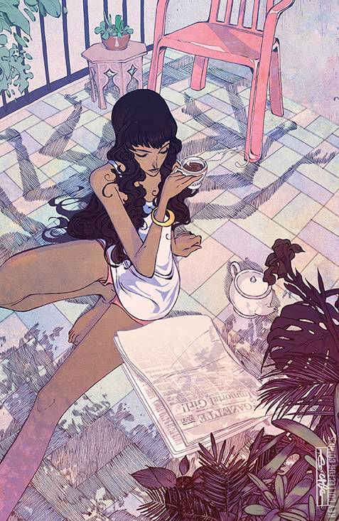 Variant Cover for Many Deaths of Laila Starr #3