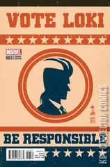 Variant Cover for Vote Loki #3