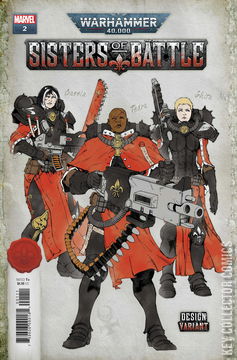 Variant Cover for Warhammer 40,000: Sisters of Battle #2