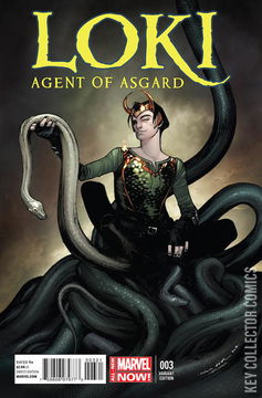 Variant Cover for Loki: Agent of Asgard #3