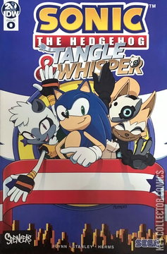 Variant Cover for Sonic the Hedgehog: Tangle and Whisper #0