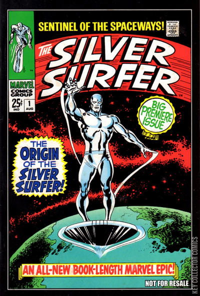 コミックマーブルvol.1 Silver Surfer #1 Reprint Published July 2007 | Key Col