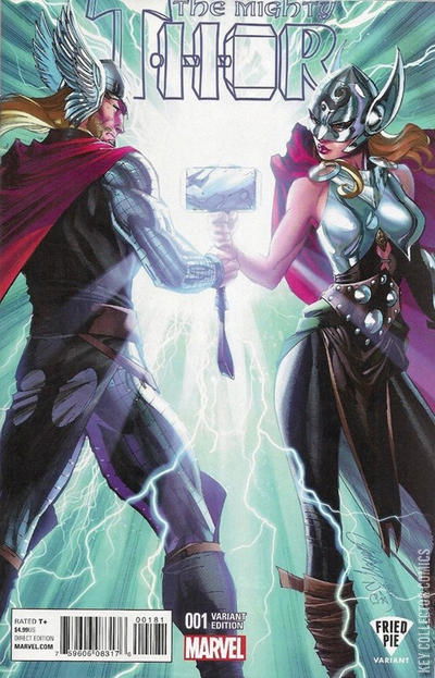 Mighty shops Thor #13 NM Fine Art Variant Very HTF