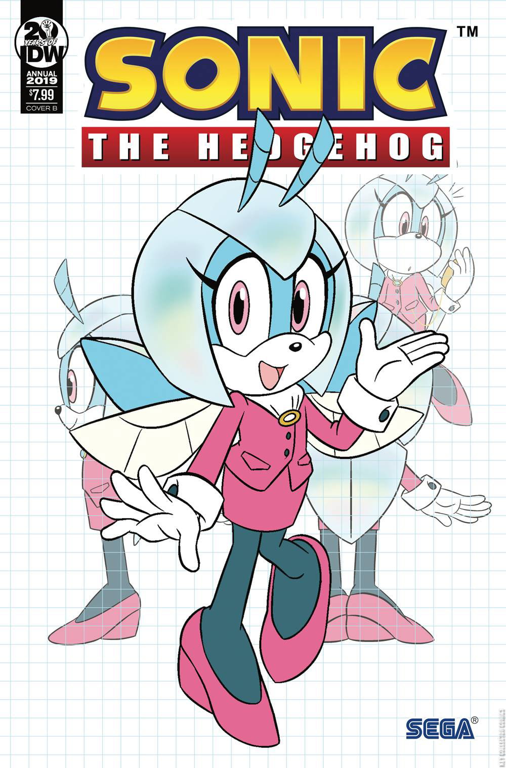 Variant Cover for Sonic the Hedgehog Annual #2019