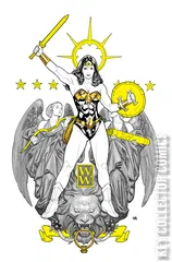 Variant Cover for Wonder Woman: Black and Gold #1