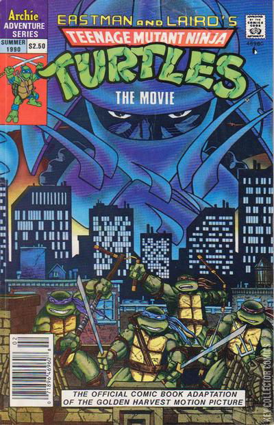 Variant Cover for Teenage Mutant Ninja Turtles The Movie #1