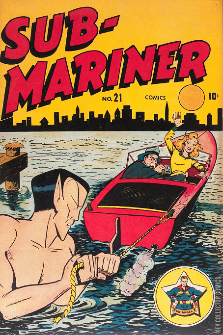 Sub Comic Artist Sub-Mariner Comics #21 Published September 1946 | Key C