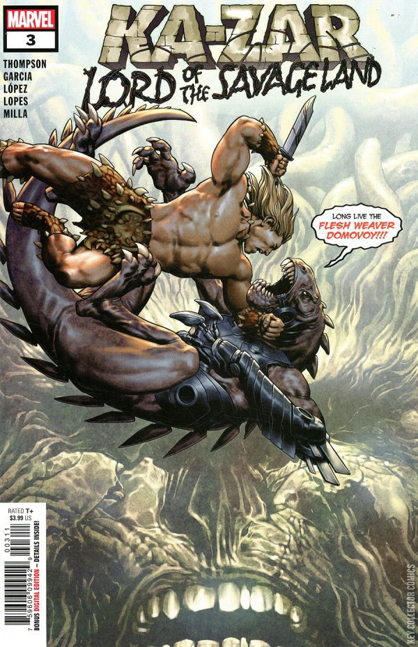 Kazar Key Ka-Zar: Lord of the Savage Land #3 Published November 2