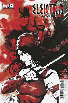 Variant Cover for Elektra: Black, White & Blood #1