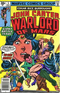 Variant Cover for John Carter Warlord of Mars #5
