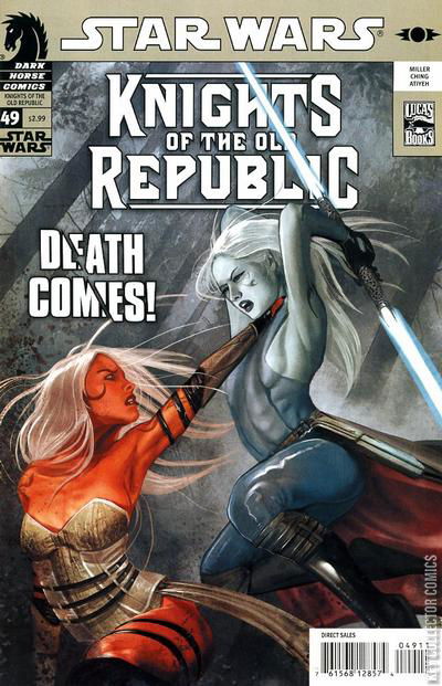 Cover art for Star Wars: Knights of the Old Republic #49