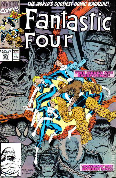 Fantastic Four #347 Published December 1990 | Key Colle