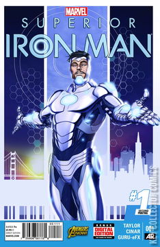 Variant Cover for Superior Iron Man #1