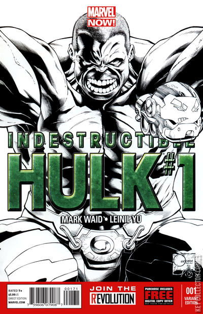 Variant Cover for Indestructible Hulk #1