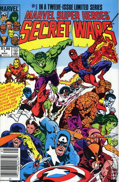 Variant Cover for Marvel Super Heroes Secret Wars #1