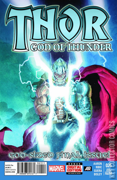 Variant Cover for Thor: God of Thunder #25