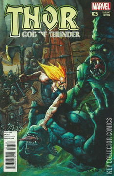 Variant Cover for Thor: God of Thunder #25