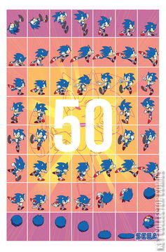 Variant Cover for Sonic the Hedgehog #50