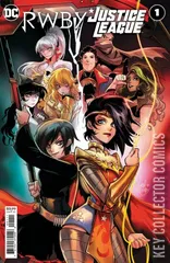 Cover for RWBY / Justice League #1