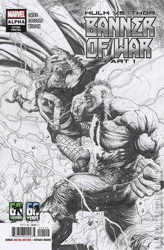 Variant Cover for Hulk vs. Thor: Banner of War - Alpha #1