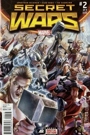 Cover art for Secret Wars #2 