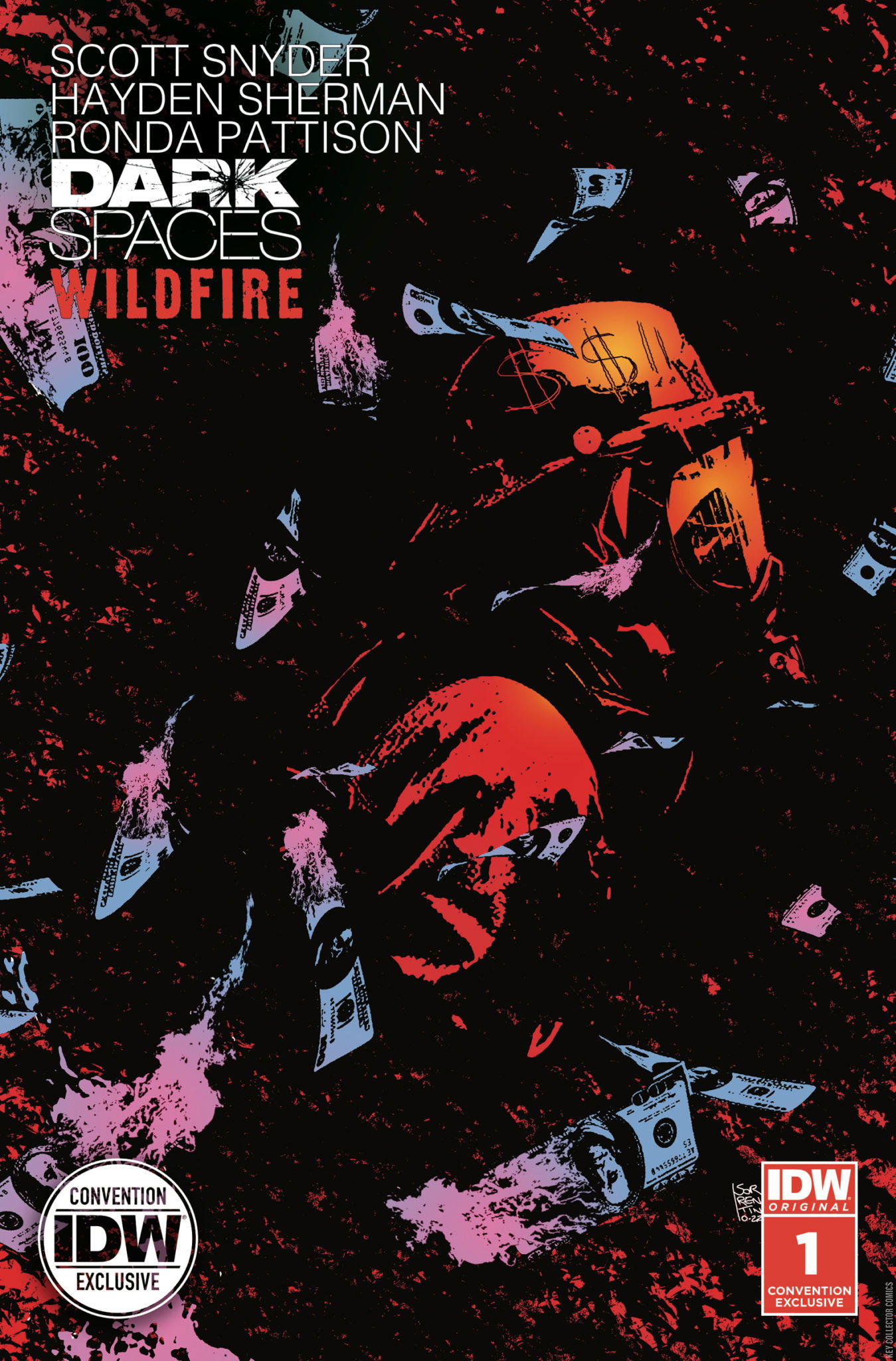 Cover art for Dark Spaces: Wildfire #1 