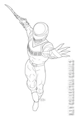 Variant Cover for Power Rangers #21