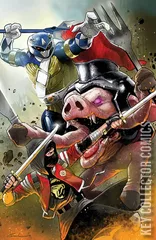Variant Cover for Mighty Morphin Power Rangers / Teenage Mutant Ninja Turtles #1