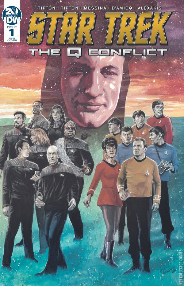 Cover art for Star Trek: The Q Conflict #1 