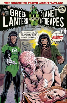 Variant Cover for Planet of the Apes / Green Lantern #4