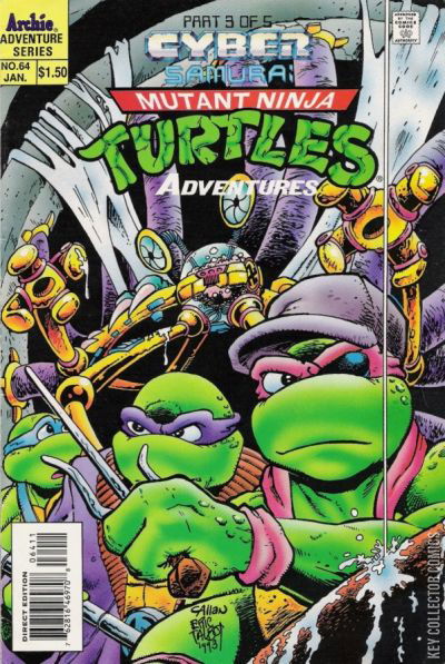 Teenage Mutant Ninja Turtles Adventures #64 Published Januar
