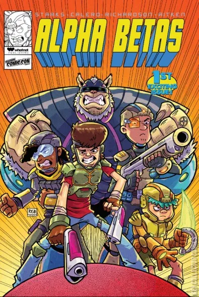 Cover art for Alpha Betas #1 NYCC