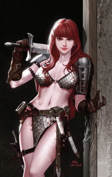 Cover art for Unbreakable Red Sonja #1 NYCC