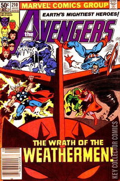 Variant Cover for Avengers, The #210