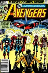 Variant Cover for Avengers, The #217