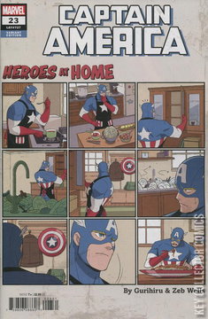 Variant Cover for Captain America #23