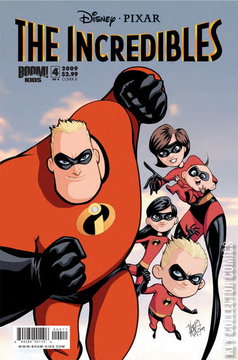 Variant Cover for The Incredibles #4