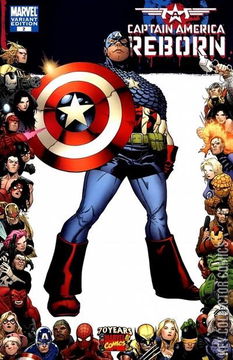 Variant Cover for Captain America Reborn #2