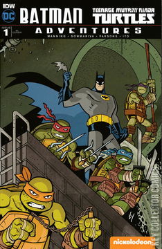 Variant Cover for Batman / Teenage Mutant Ninja Turtles Adventures #1