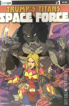 Variant Cover for Trump's Titans: Space Force #1