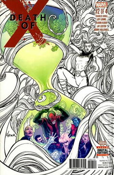 Variant Cover for Death of X #2