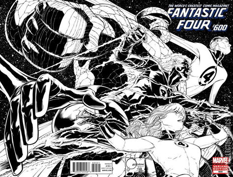 Variant Cover for Fantastic Four #600