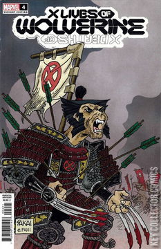 Variant Cover for X Lives of Wolverine #4