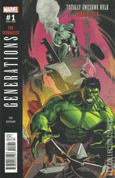 Variant Cover for Generations: Banner Hulk & The Totally Awesome Hulk #1